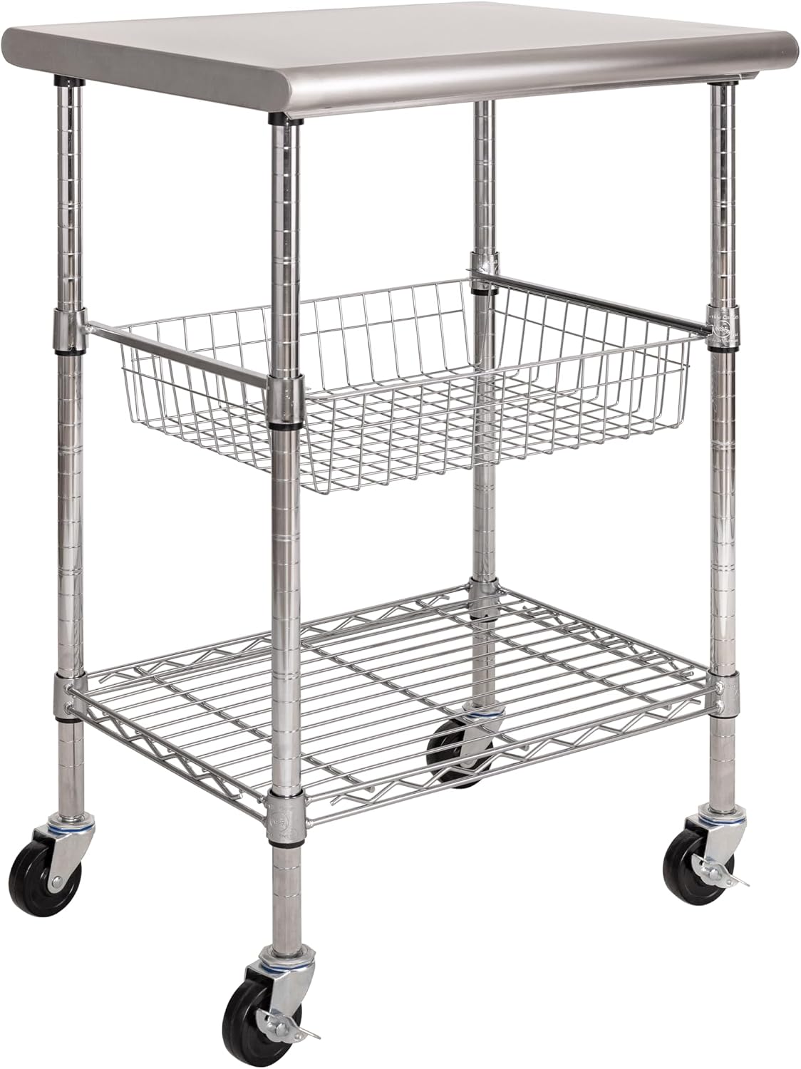 Food Storage On Wheels - Carrito de preparación de alimentos comercial
