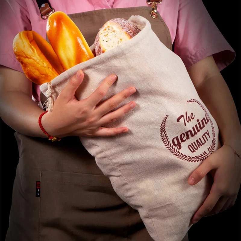 Food Storage Plant - Bolsa de pan de lino, bolsas