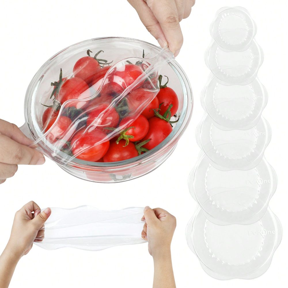 Silicone Stretch Lid - Tapas Elásticas de Silicona Reutilizables, Cubiertas