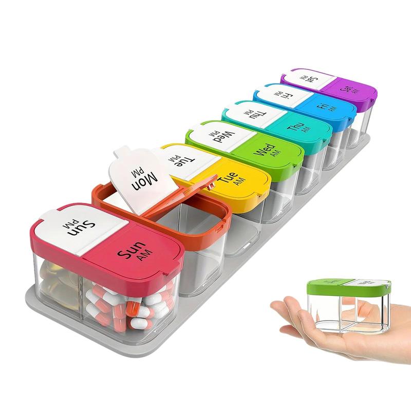 Food Storage Containers Xl - Organizador de pastillas grande de 7