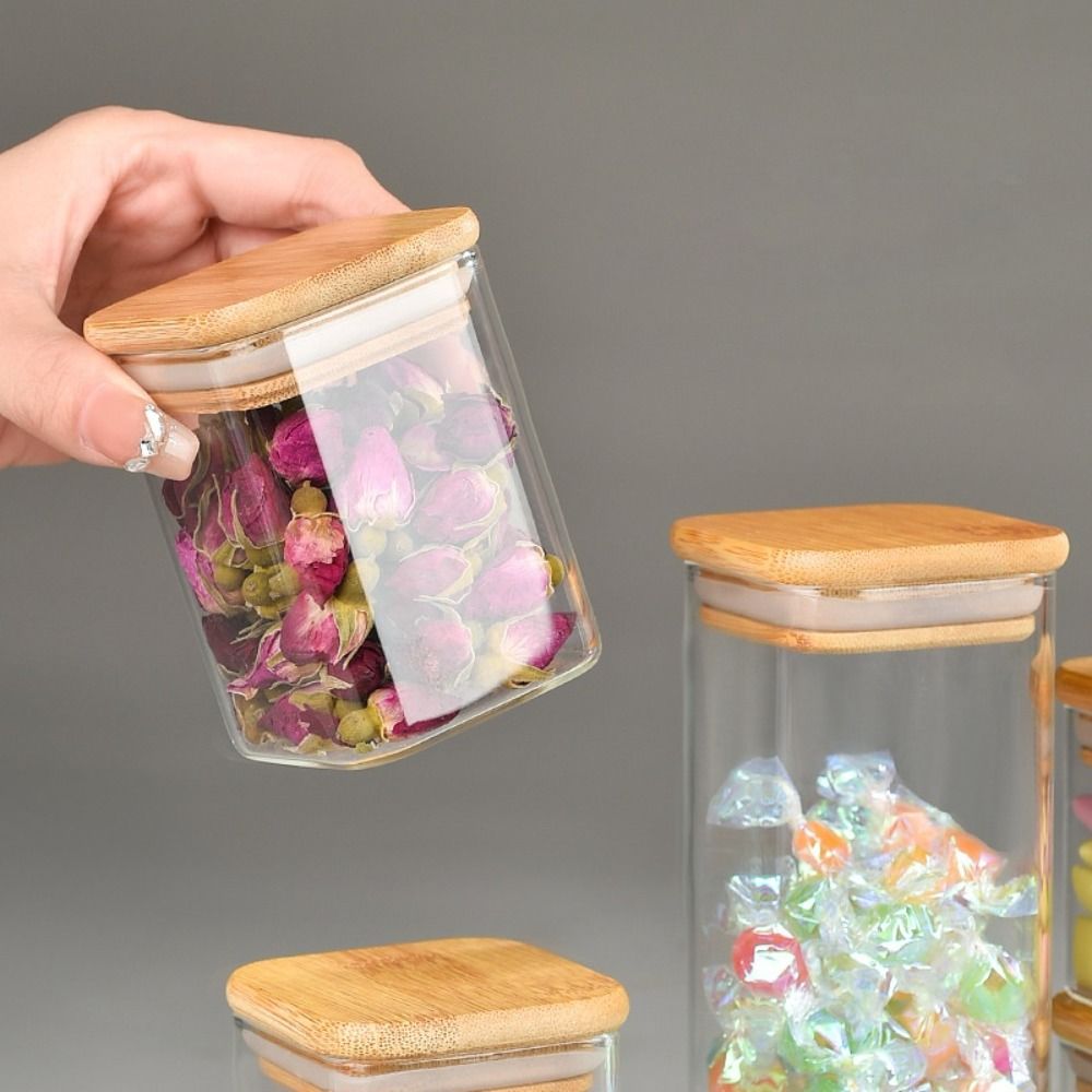 Glass Meal Prep Container - Lata sellada de vidrio de borosilicato