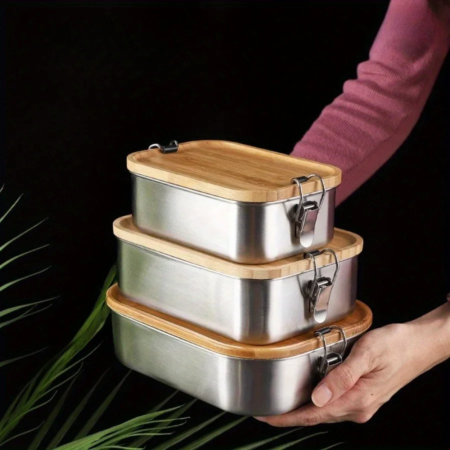 Food Storage Vault - Nueva Lonchera de Acero Inoxidable 304