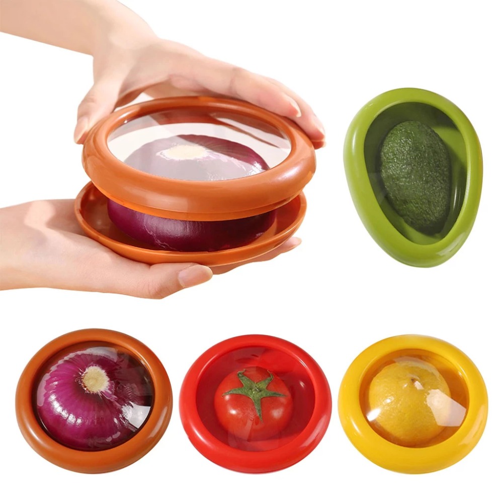 Food Storage Plastic Boxes - Contenedores Transparentes para Conservar Alimentos Frescos: