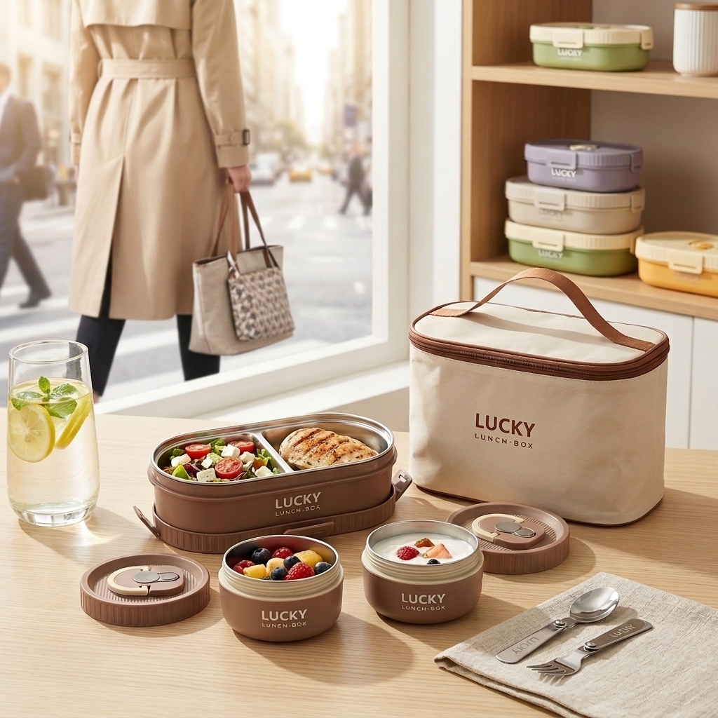Food Storage Underground - Lonchera de Acero Inoxidable 304 Apta