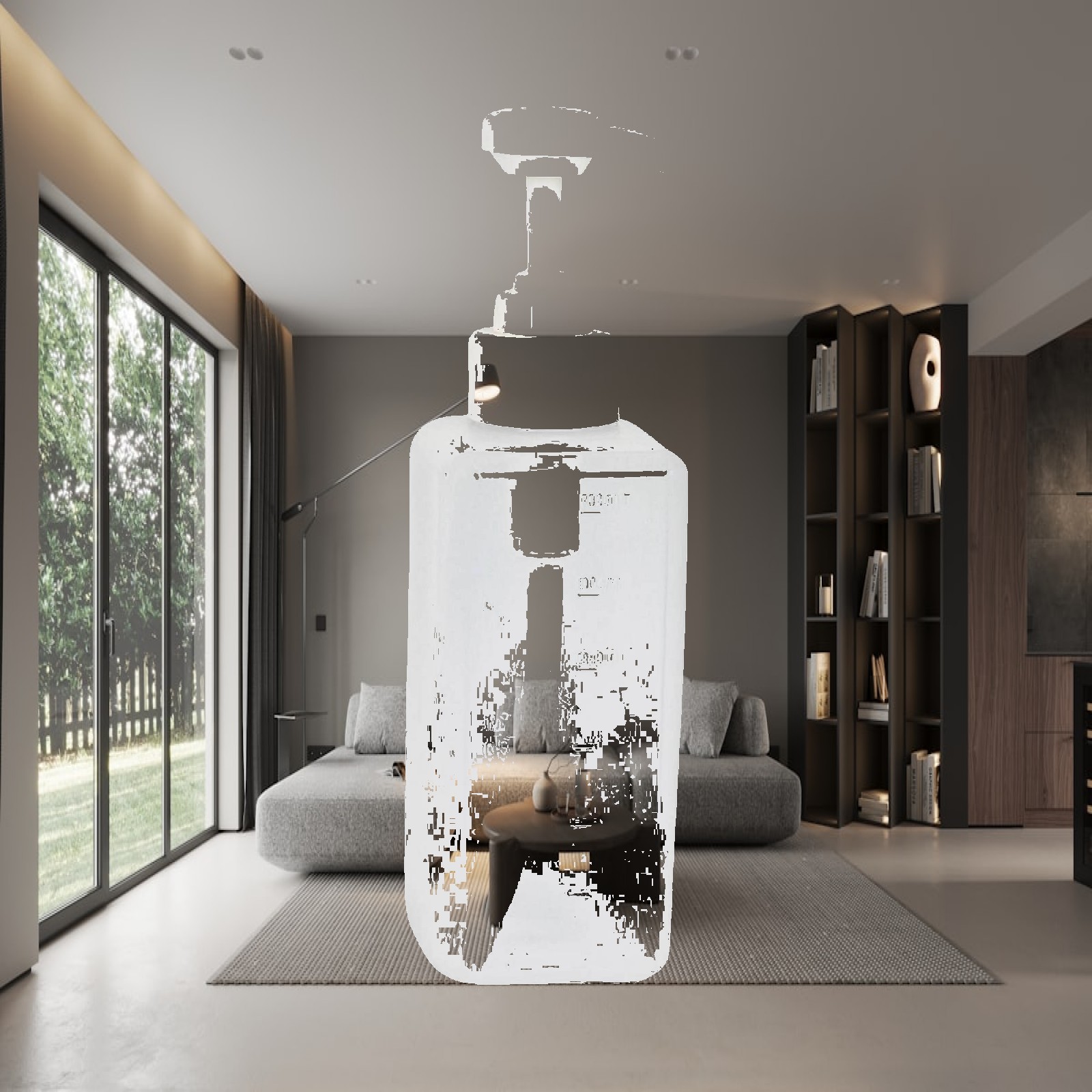 Condiment Squeeze Bottle - Botella exprimible transparente y recargable con