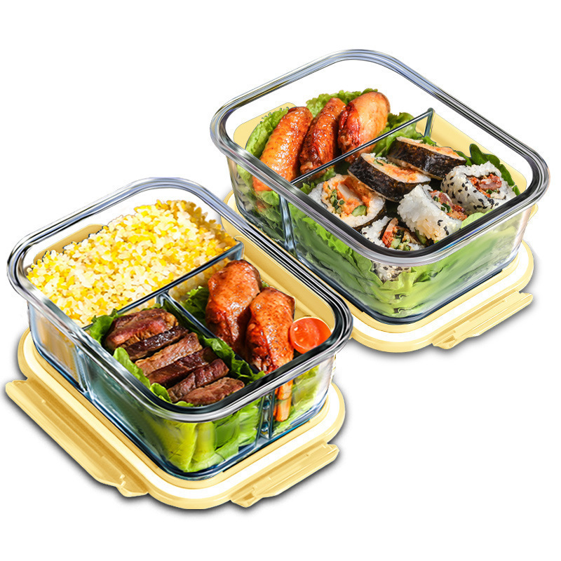 Glass Meal Prep Container - Recipiente de vidrio para conservar alimentos,