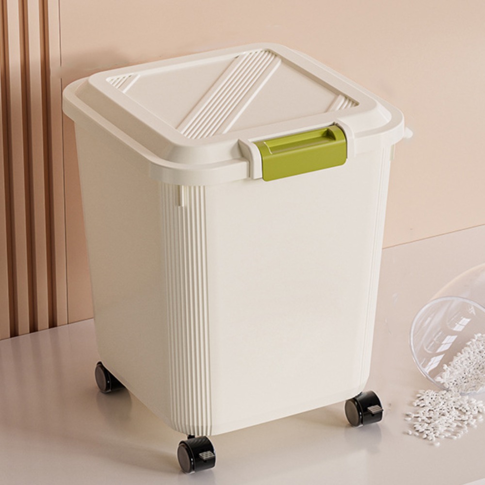 Food Storage On Wheels - Contenedor de Arroz a Prueba de