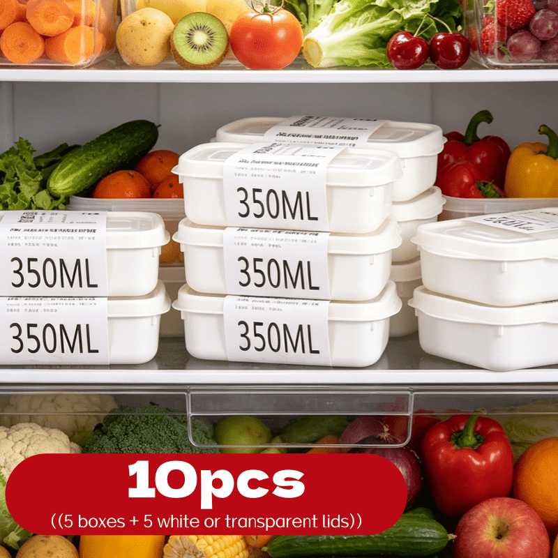 Food Storage Underground - Juego de 10 Recipientes Apilables Reutilizables