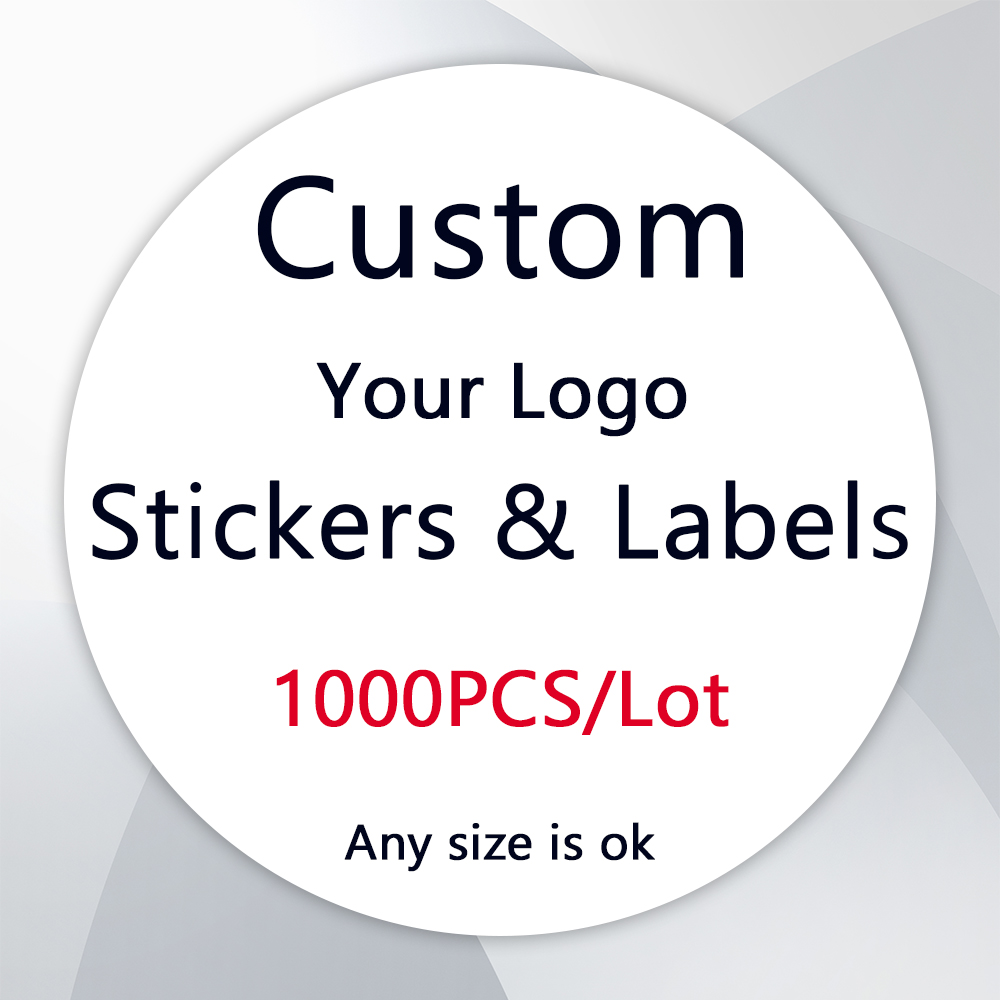 Food Storage Label - 1000 Uds. Pegatinas personalizadas, logotipo personalizado,