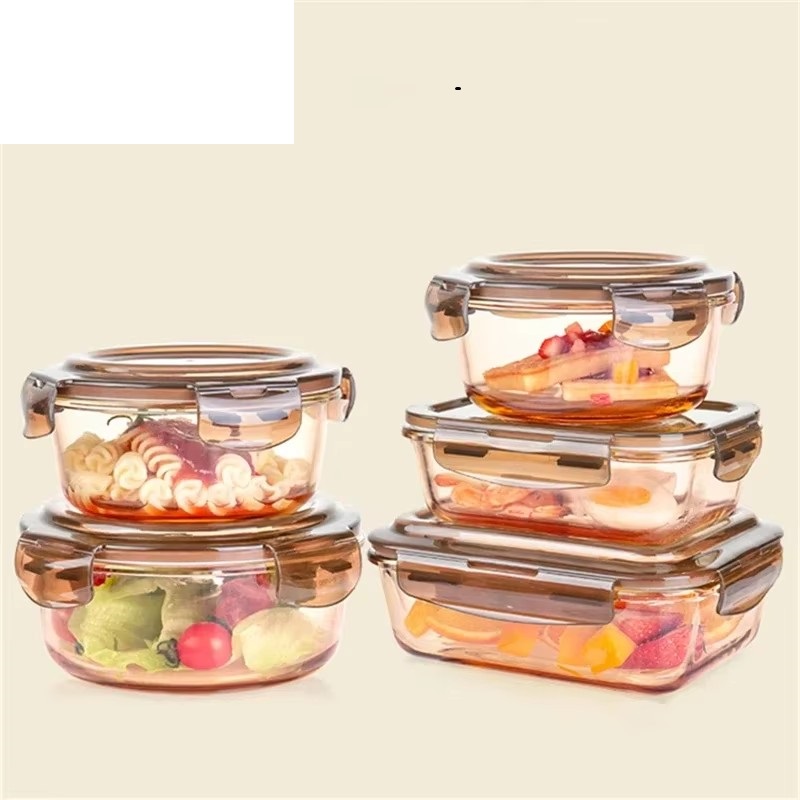 Glass Meal Prep Container - Recipiente de Vidrio para Conservar Alimentos,