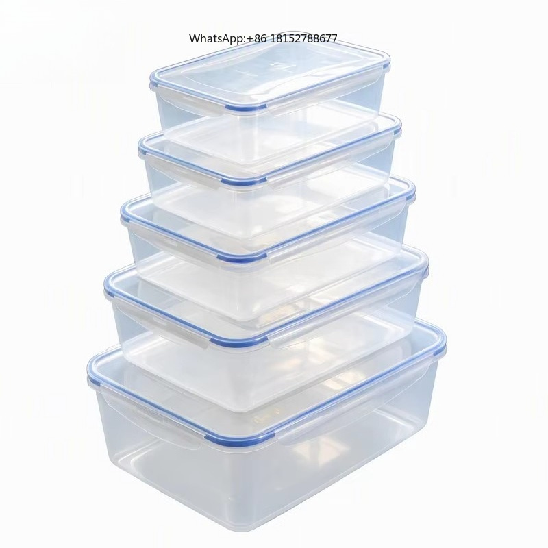 Food Storage Plastic Boxes - Molde Personalizado para Contenedores de Almacenamiento