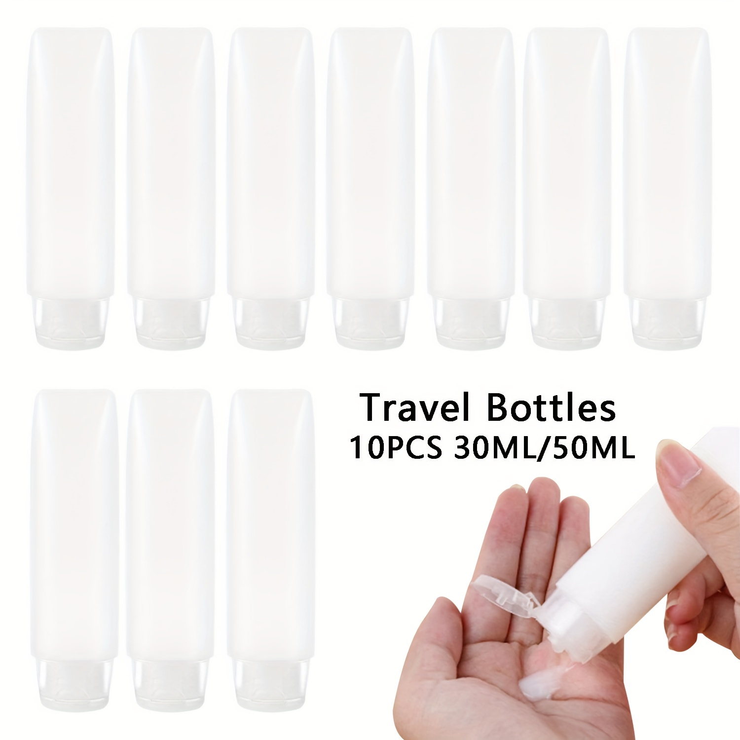 Condiment Squeeze Bottle - 10 Uds. Botellas de tubo exprimibles