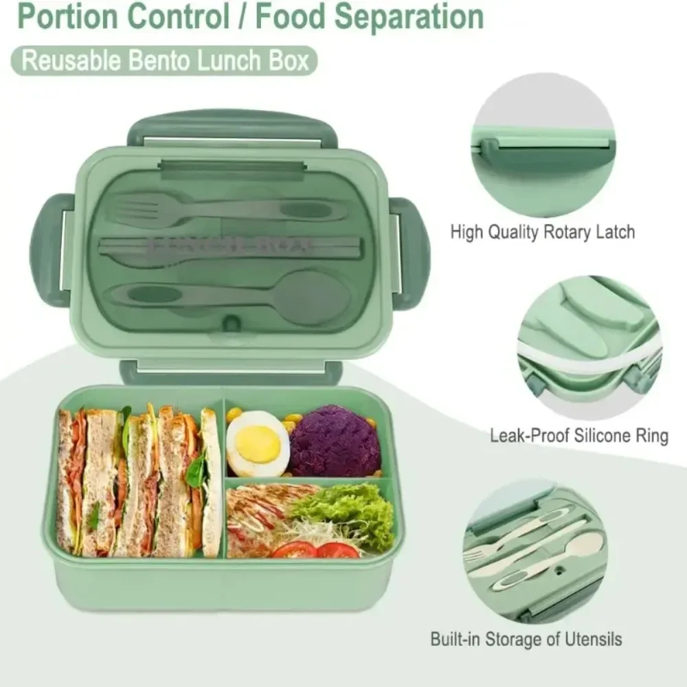 Lonchera Bento de 1200 ml para - Glass Meal Prep Container reseña y precio