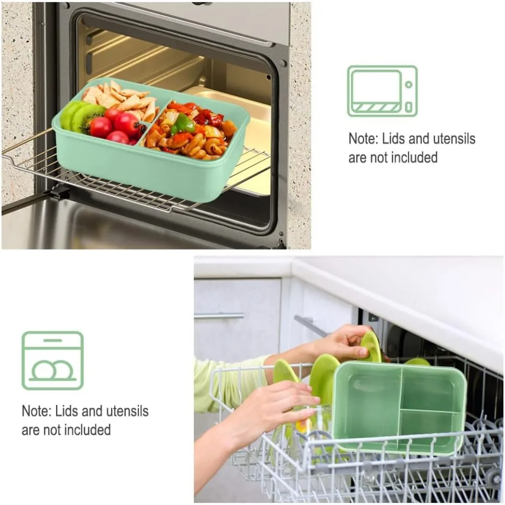 Lonchera Bento de 1200 ml para - Glass Meal Prep Container reseña y precio