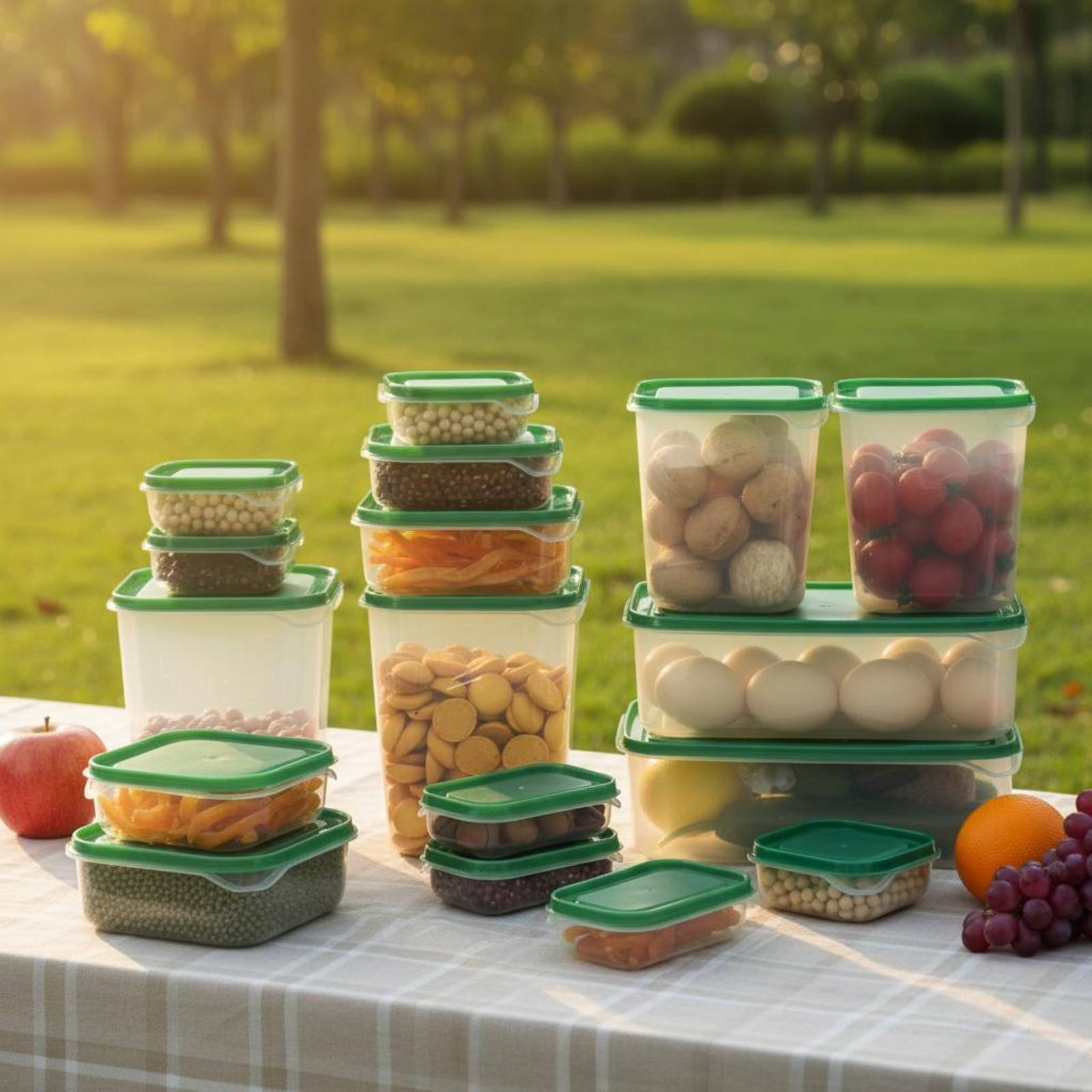 Juego de 17 Recipientes para R - Food Storage Plastic Boxes reseña y precio