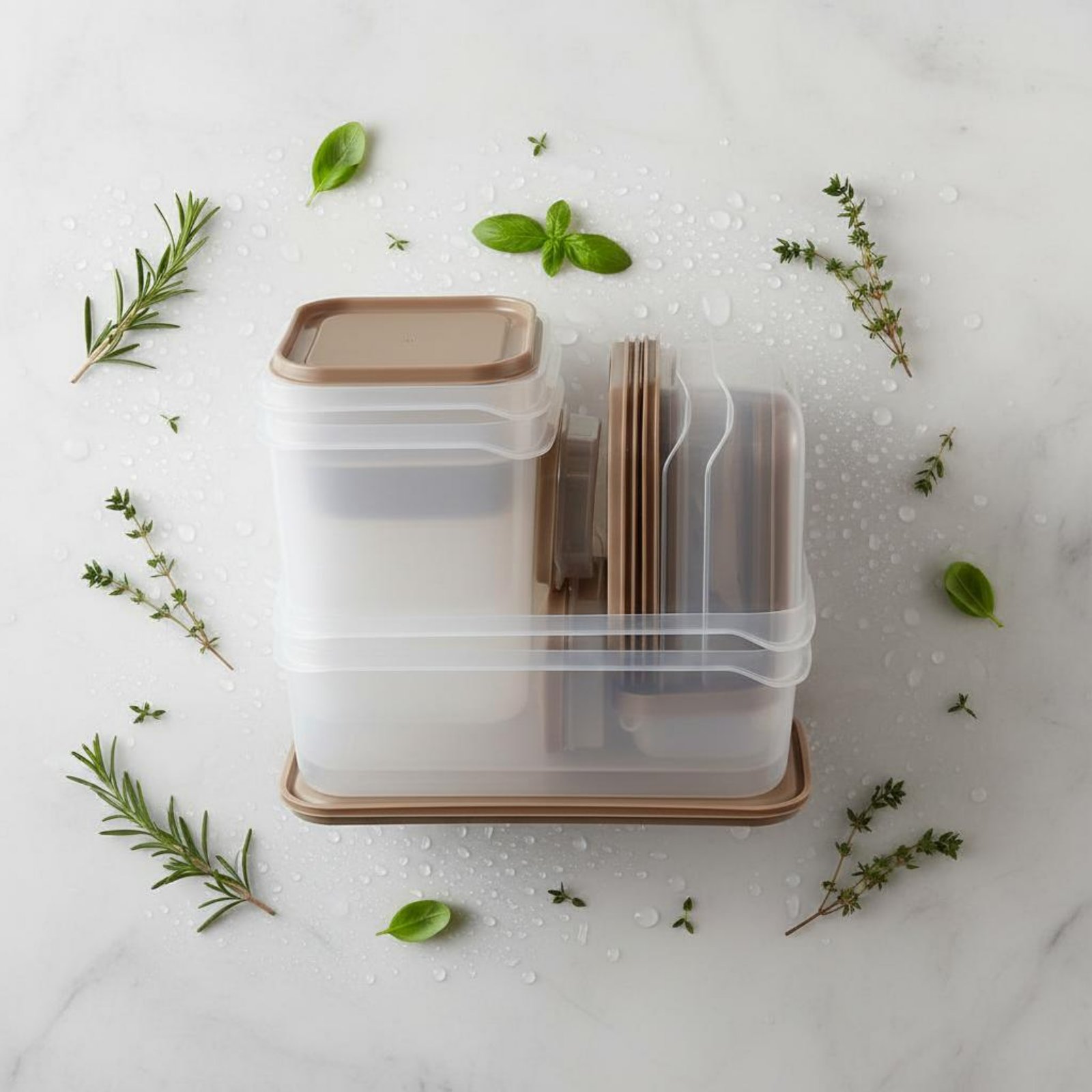 Juego de 17 Recipientes para R - Food Storage Plastic Boxes reseña y precio
