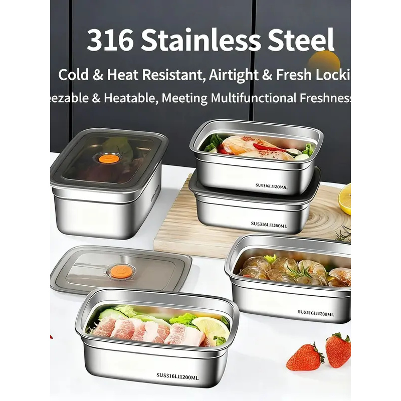 Lonchera Hermética de Acero In - Food Storage Underground reseña y precio
