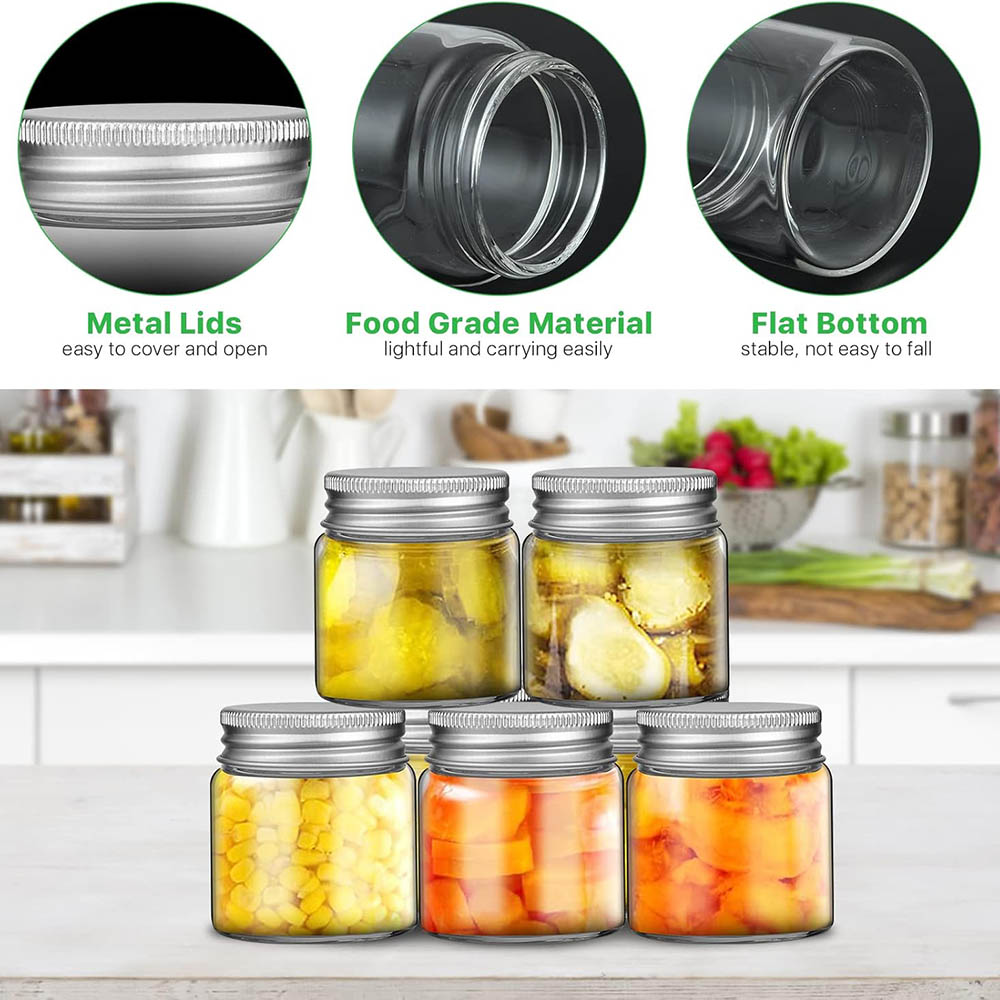 Mini tarros de albañil de 2oz, - Mason Jar Wide Mouth reseña y precio
