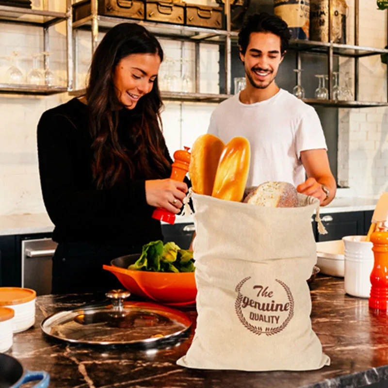 Bolsa de pan de lino, bolsas r - Food Storage Plant reseña y precio