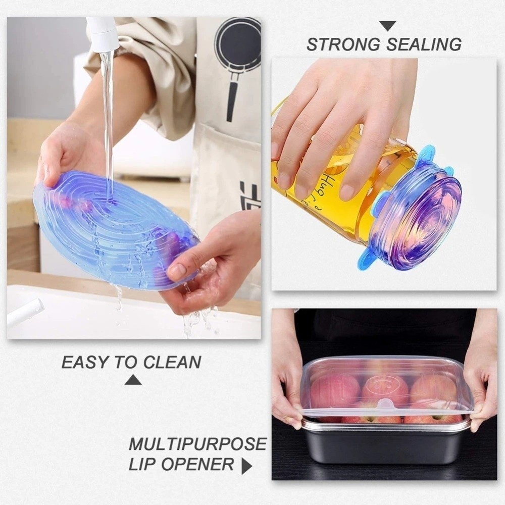Cubierta de mantenimiento fres - Silicone Stretch Lid reseña y precio
