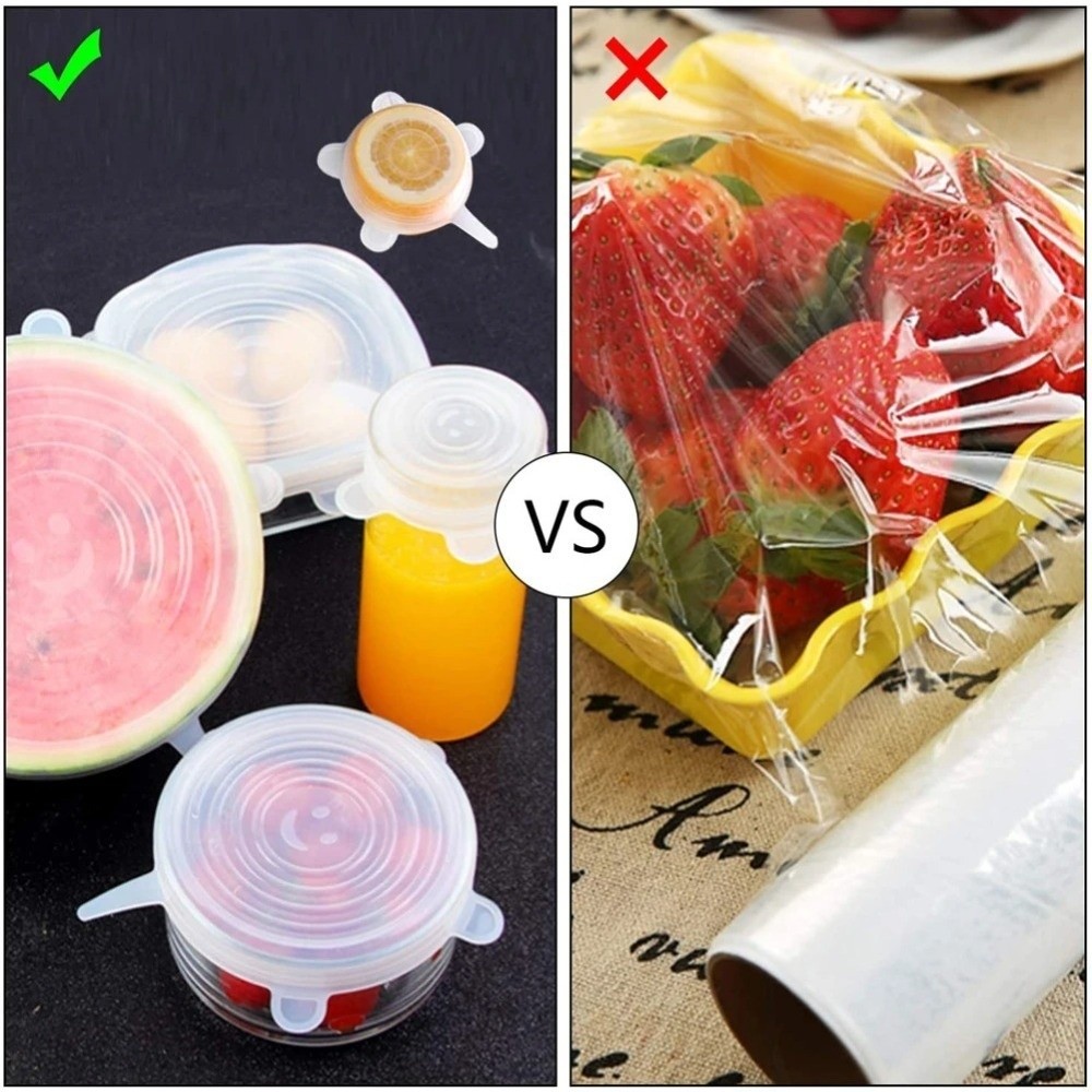 Cubierta de mantenimiento fres - Silicone Stretch Lid reseña y precio
