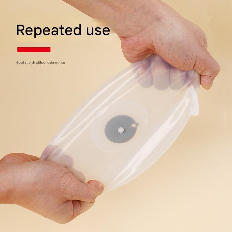 4 unids/set de cubierta de sil - Silicone Stretch Lid reseña y precio