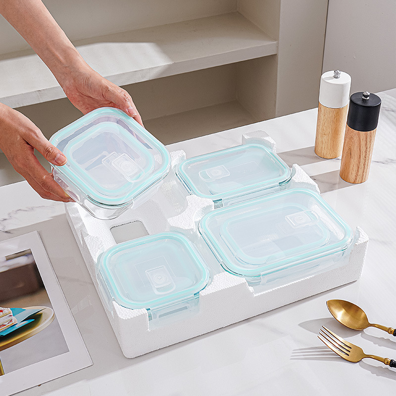Juego de 8 Recipientes de Vidr - Glass Meal Prep Container reseña y precio