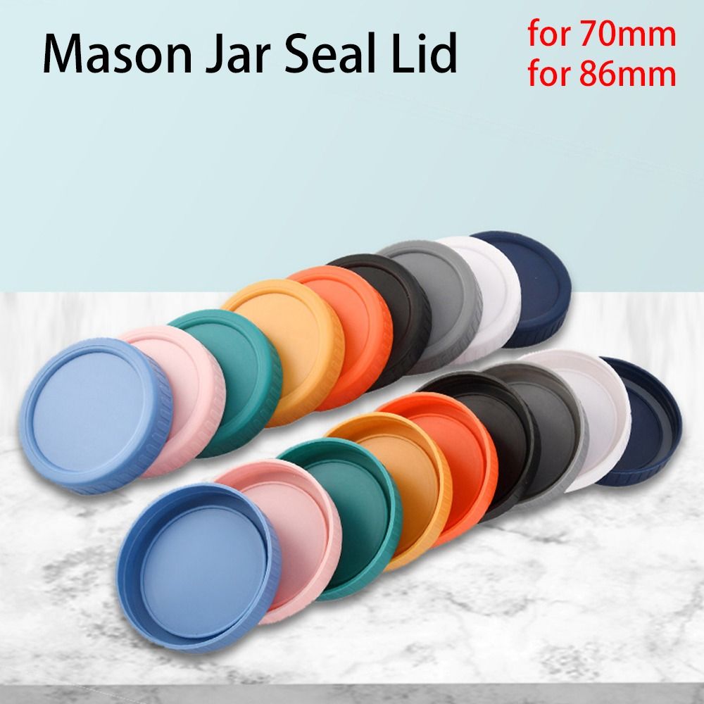 Tapas de tarro de Mason de 70m - Mason Jar Wide Mouth reseña y precio