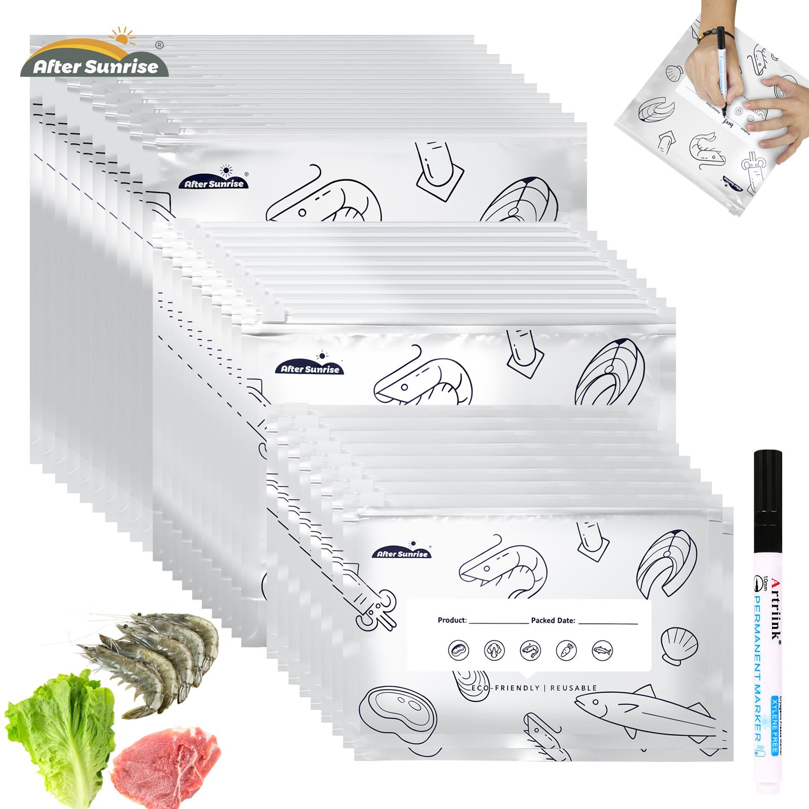 【Alimentos Refrigerados】Bolsas - Food Storage Label reseña y precio