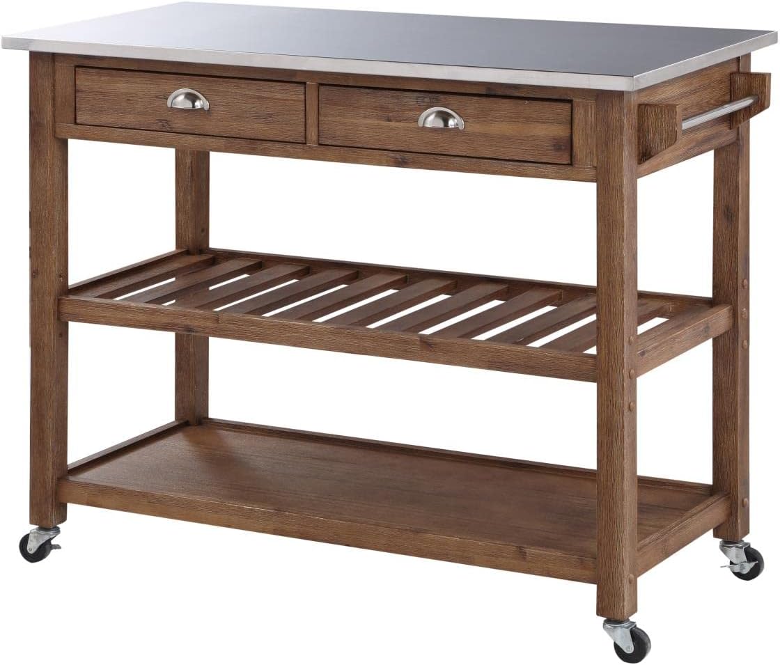 Carrito de cocina con ruedas,  - Food Storage On Wheels reseña y precio