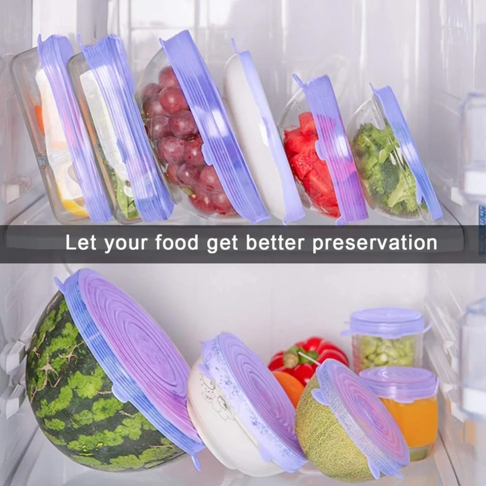 Cubierta de mantenimiento fres - Silicone Stretch Lid reseña y precio