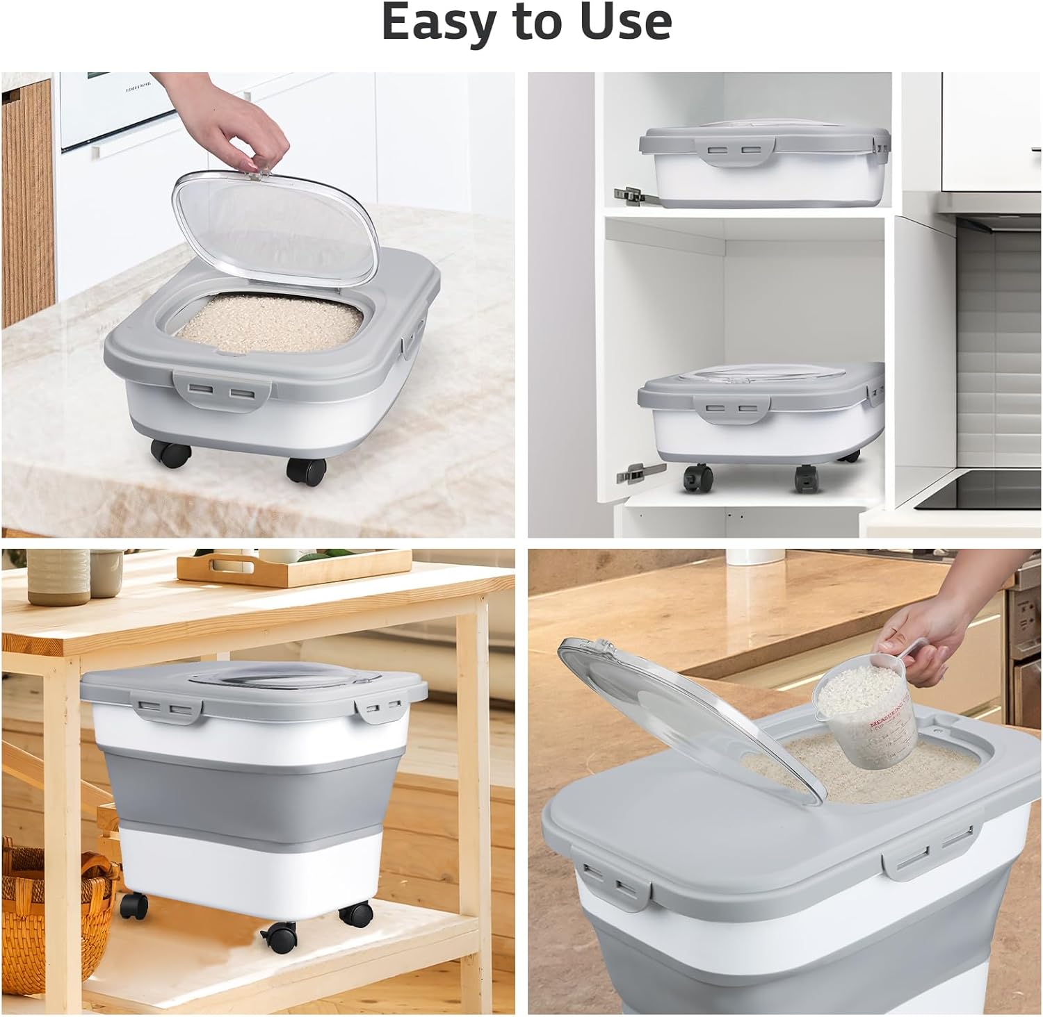 Contenedor de almacenamiento d - Dog Food Storage Xl reseña y precio