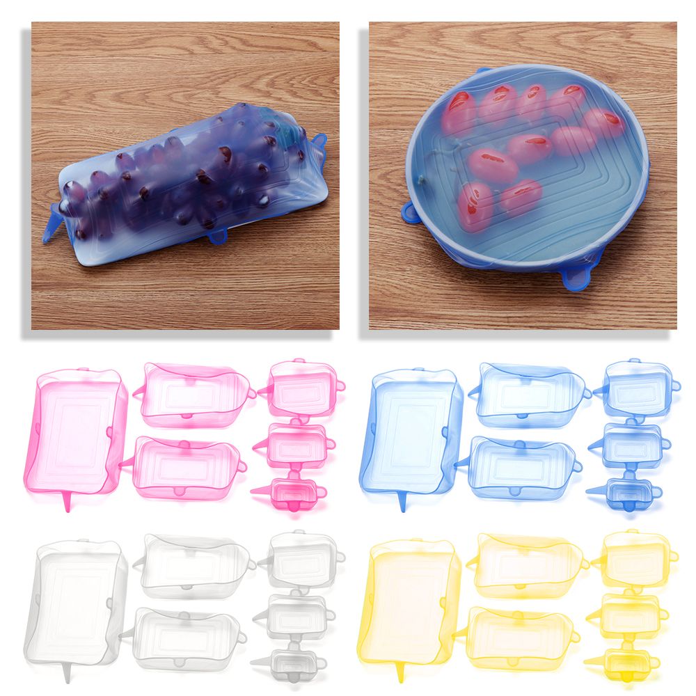 Herramientas de cocina de 4 co - Silicone Stretch Lid reseña y precio