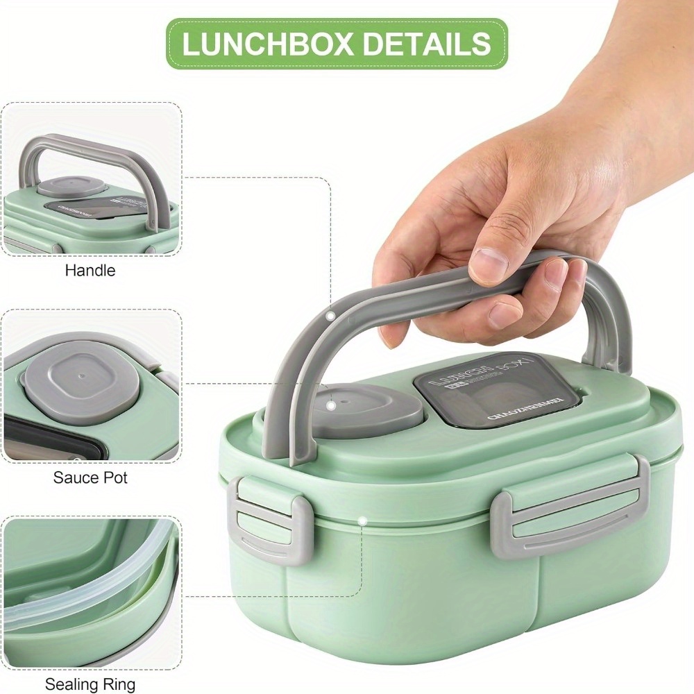 Fiambrera Bento, contenedor pa - Glass Meal Prep Container reseña y precio