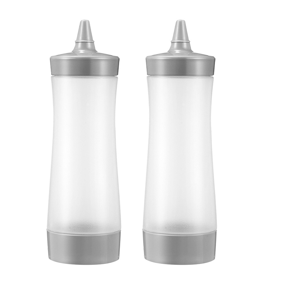 2 Botellas Transparentes para  - Condiment Squeeze Bottle reseña y precio