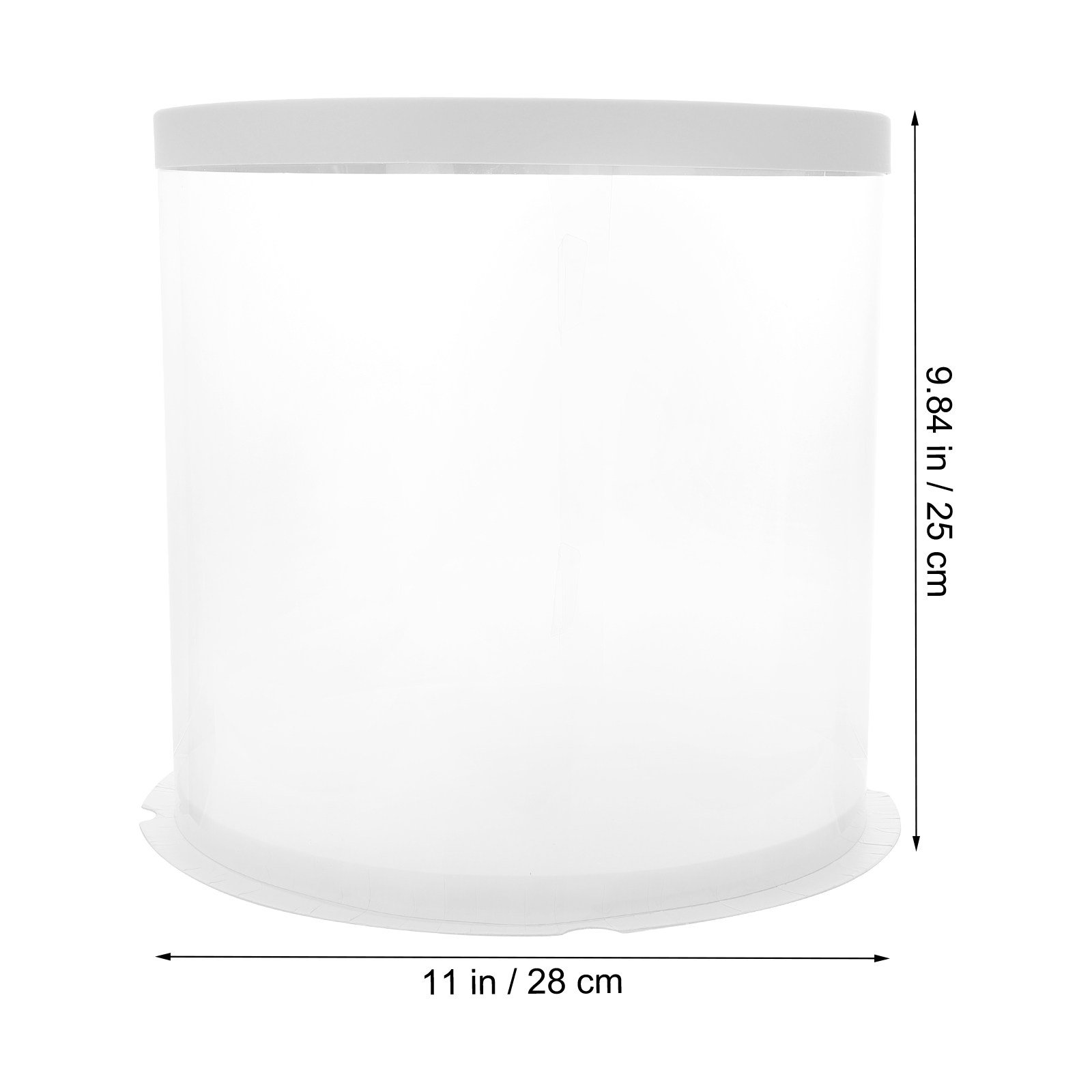 1 caja redonda transparente y  - Food Storage Plastic Boxes reseña y precio