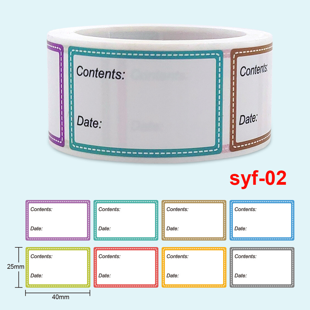 Etiqueta autoadhesiva de almac - Food Storage Label reseña y precio
