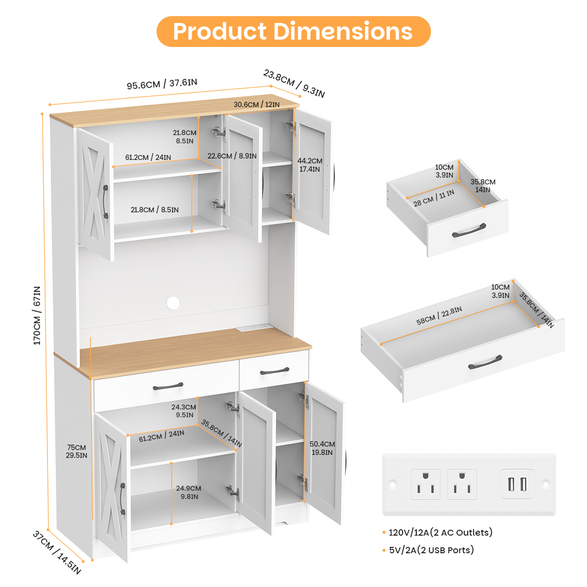 Armario de despensa de 67 pulg - Food Storage Room reseña y precio