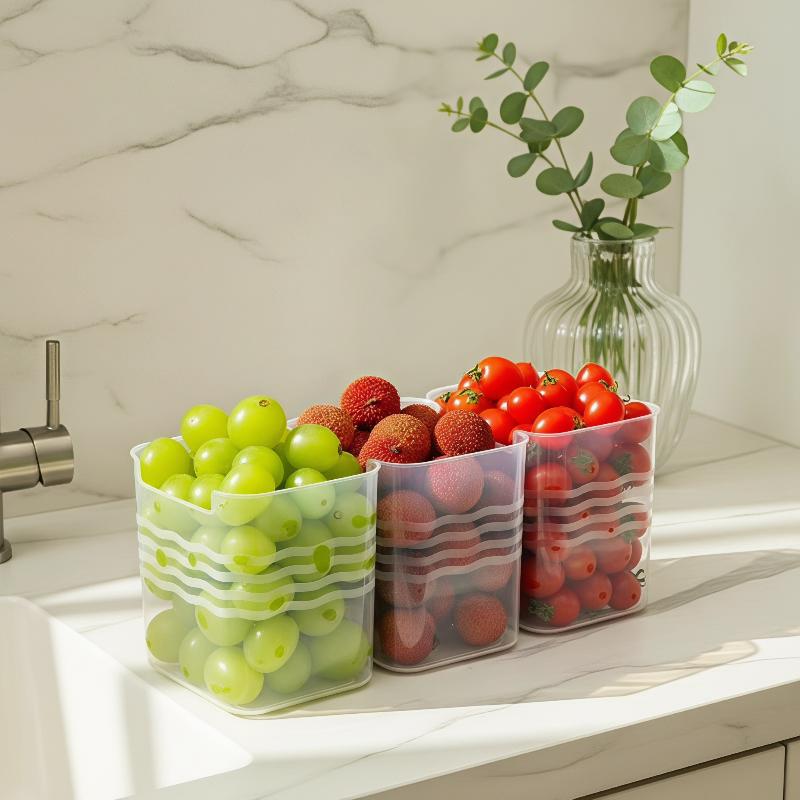 ¡Nuevo! 4 Cajas Organizadoras  - Food Storage Plastic Boxes reseña y precio