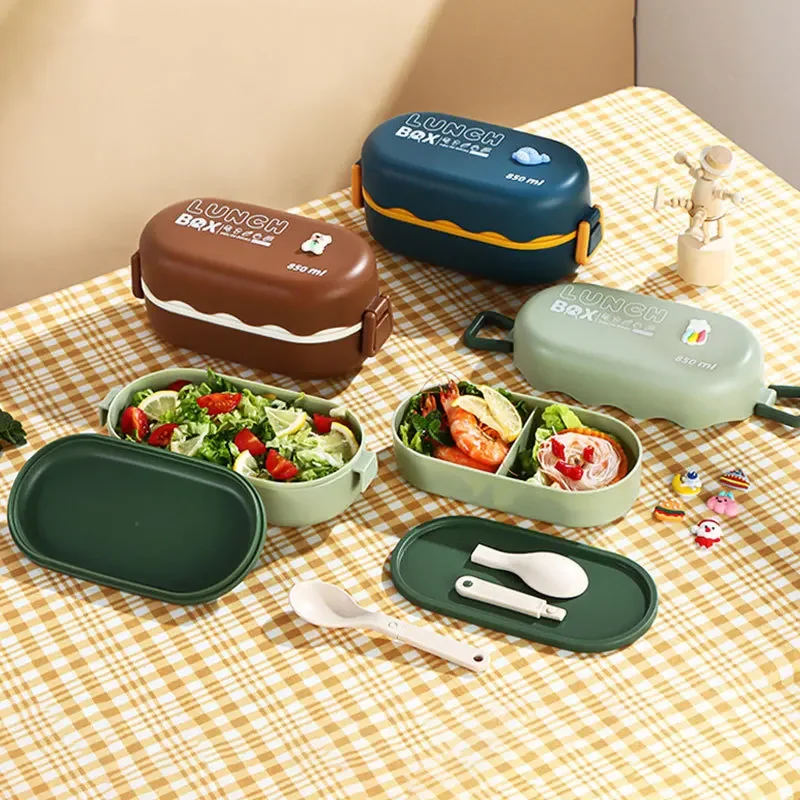 Fiambrera con compartimento de - Glass Meal Prep Container reseña y precio
