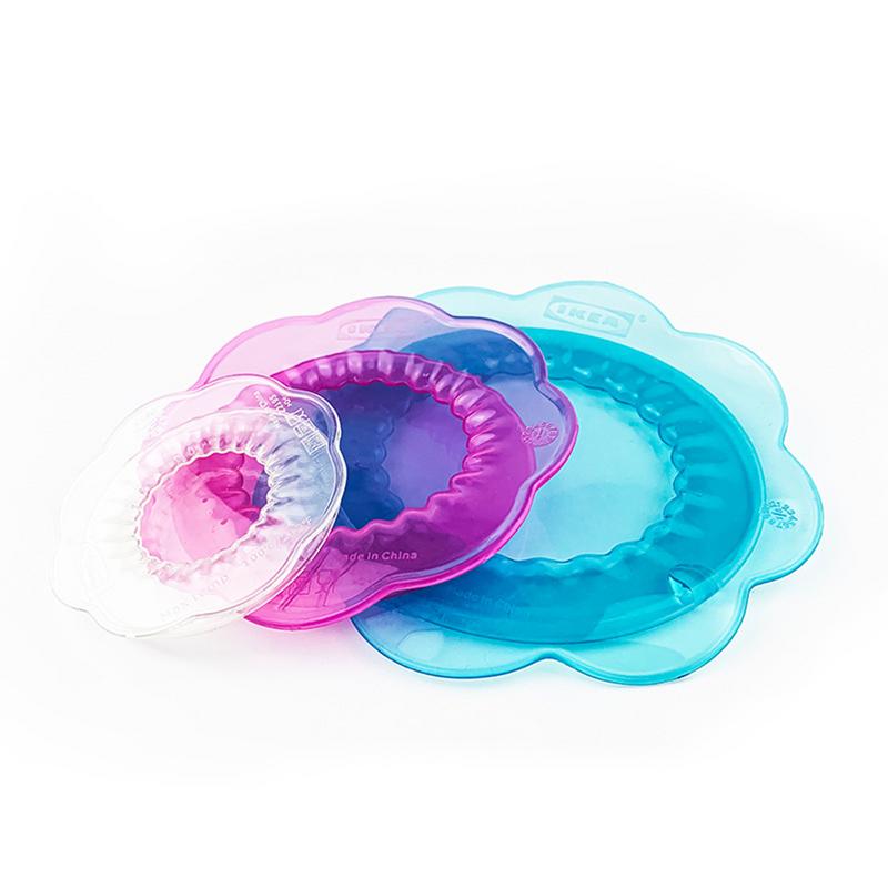 Juego de tapas elásticas de si - Silicone Stretch Lid reseña y precio
