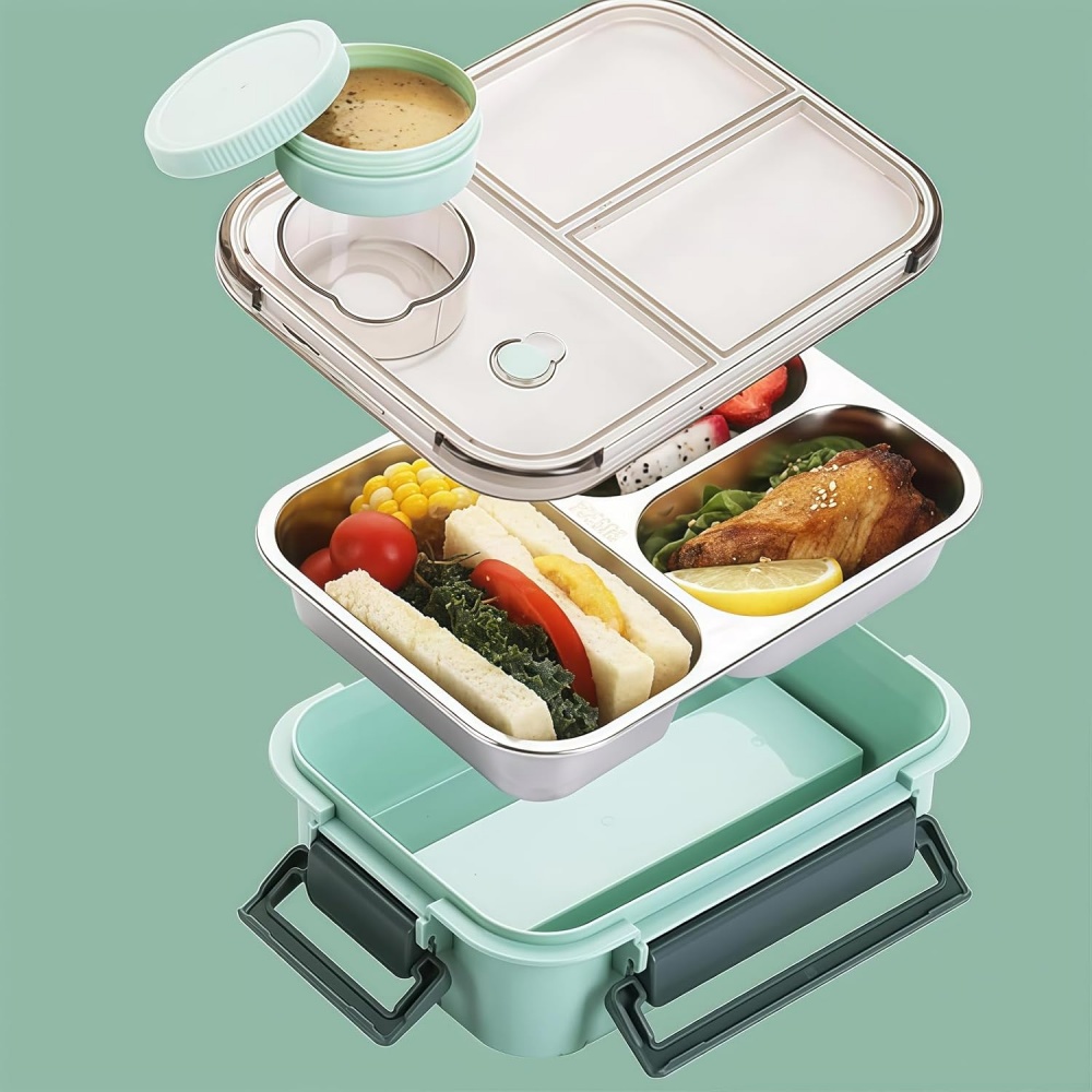 Fiambreras portátiles de 850ml - Glass Meal Prep Container reseña y precio