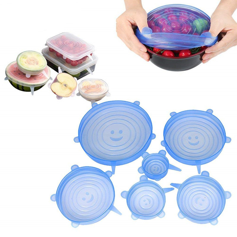 Tapas de silicona para envolve - Silicone Stretch Lid reseña y precio