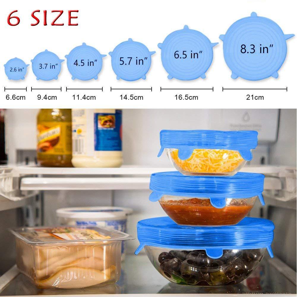Tapas de silicona para envolve - Silicone Stretch Lid reseña y precio