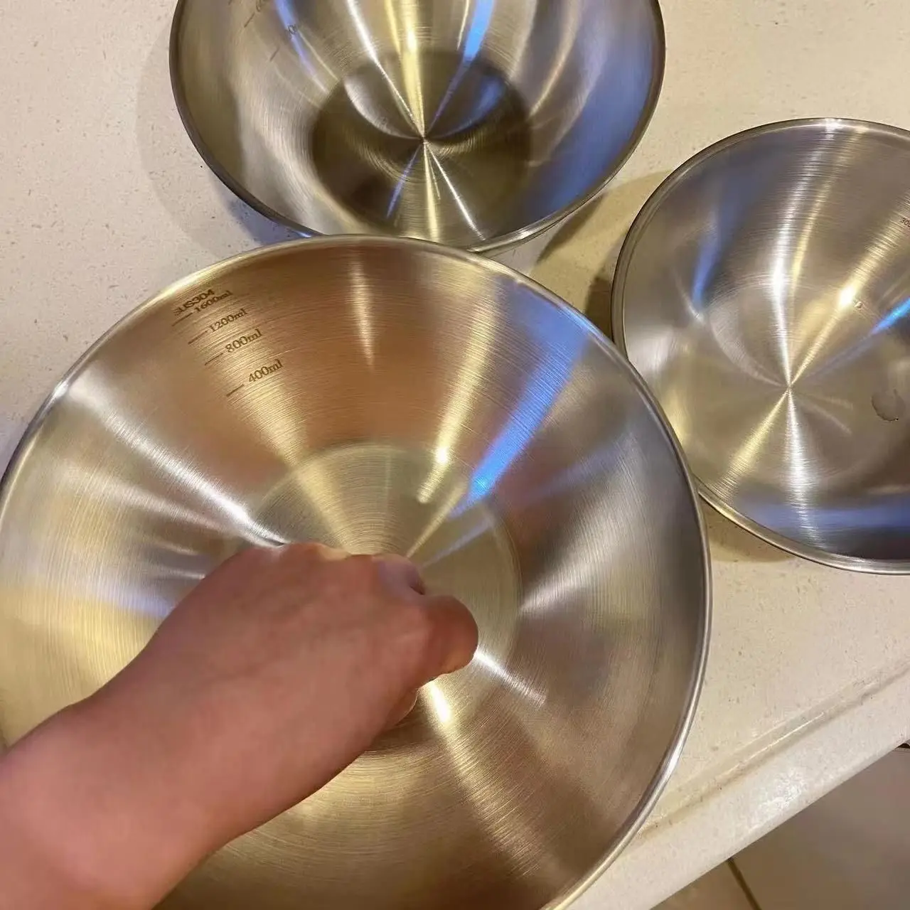 Juego de 3 Tazones de Acero In - Food Storage Home reseña y precio