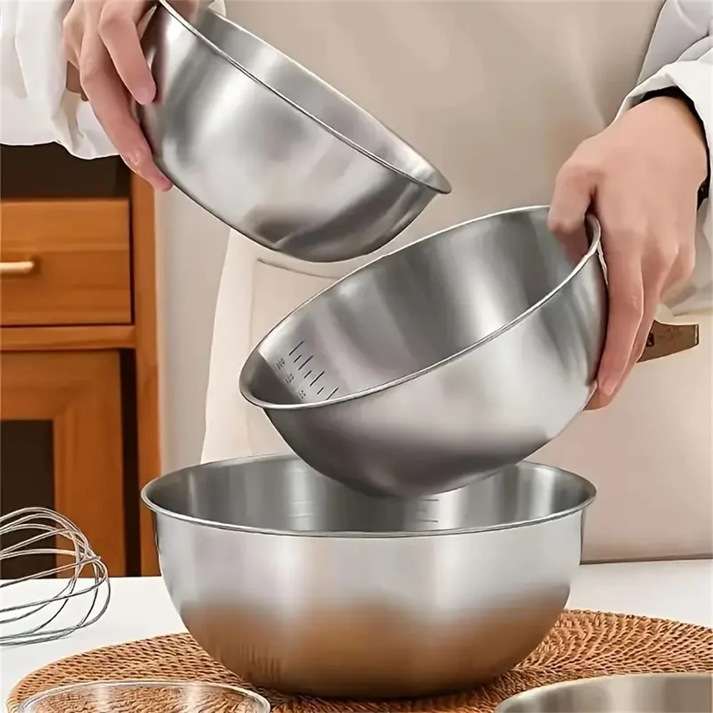 Juego de 3 Tazones de Acero In - Food Storage Home reseña y precio
