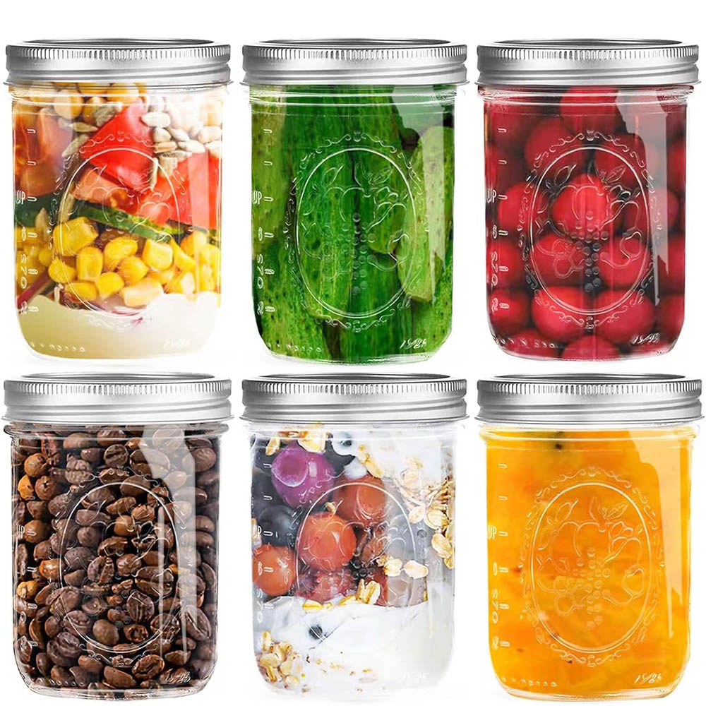 Frascos de Vidrio de Boca Anch - Mason Jar Wide Mouth reseña y precio