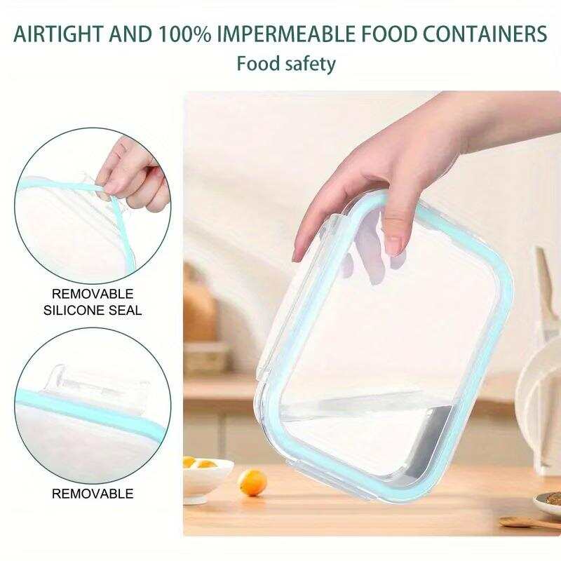 16 recipientes de vidrio sella - Glass Meal Prep Container reseña y precio