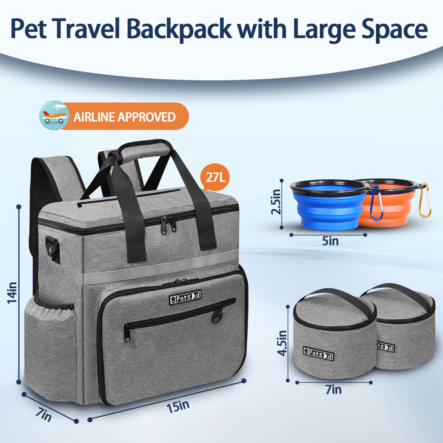 Petskd-Bolsa organizadora para - Dog Food Storage Xl reseña y precio