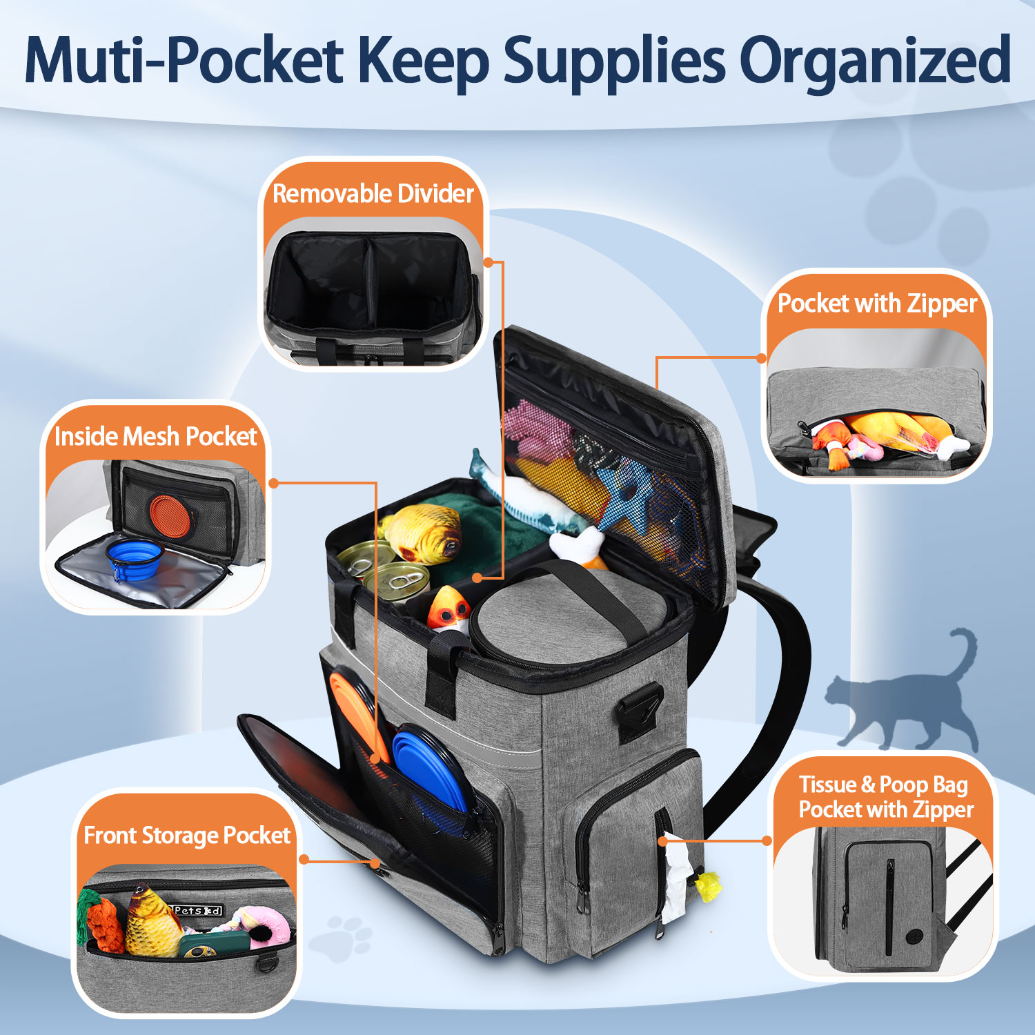 Petskd-Bolsa organizadora para - Dog Food Storage Xl reseña y precio
